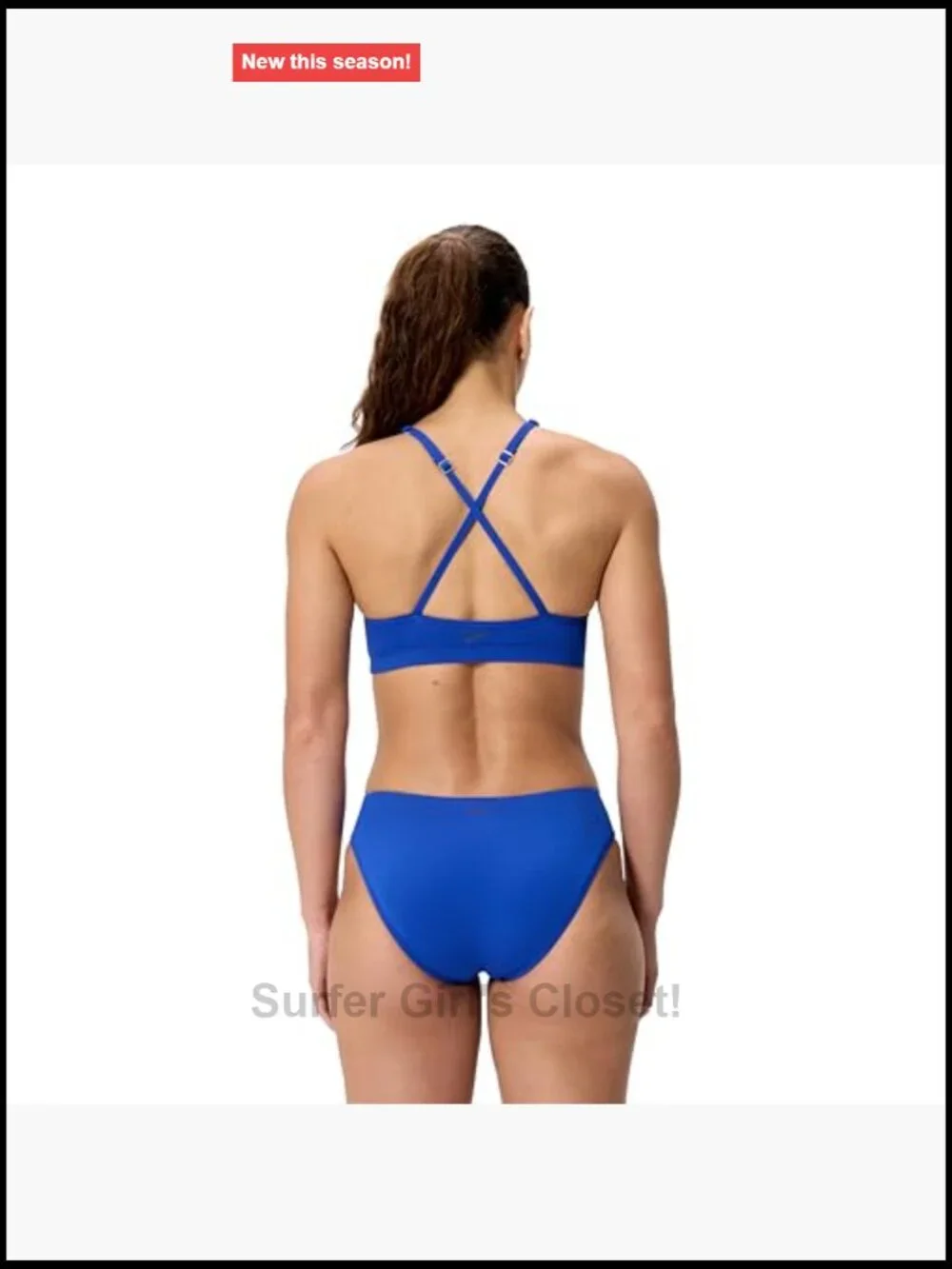 High Neck Tank Top Bikini Top with Removable Cups Chlorine Resistant